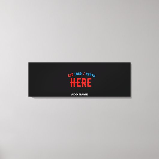 STIJLVOL MODERN ZWART GEVERIFIEERD BRANDED CANVAS AFDRUK (Voorkant)