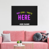 STIJLVOL MODERN  ZWART GEVERIFIEERD BRANDED CANVAS AFDRUK (Insitu (Woonkamer))