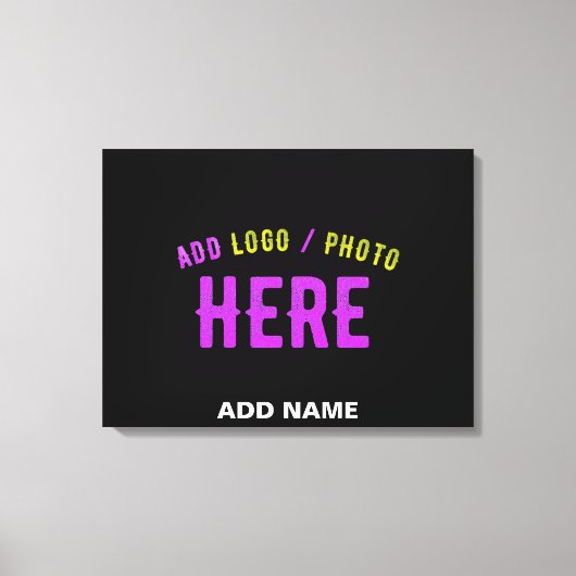 STIJLVOL MODERN  ZWART GEVERIFIEERD BRANDED CANVAS AFDRUK (Voorkant)