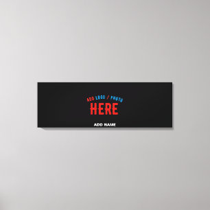 STIJLVOL MODERN ZWART GEVERIFIEERD BRANDED CANVAS AFDRUK