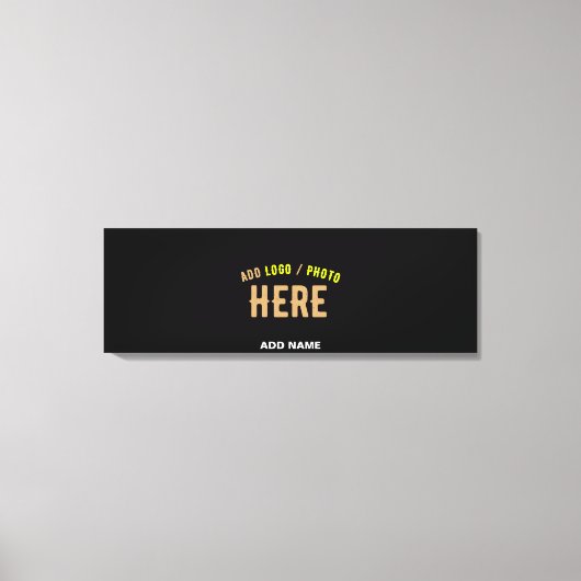 STIJLVOL MODERN  ZWART GEVERIFIEERD BRANDED CANVAS AFDRUK (Voorkant)