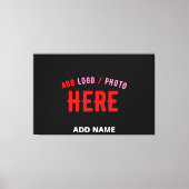 STIJLVOL MODERN  ZWART GEVERIFIEERD BRANDED CANVAS AFDRUK (Voorkant)