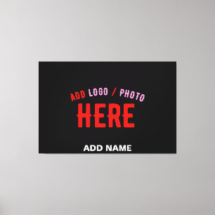 STIJLVOL MODERN  ZWART GEVERIFIEERD BRANDED CANVAS AFDRUK
