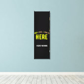 STIJLVOL MODERN  ZWART GEVERIFIEERD BRANDED CANVAS AFDRUK (Insitu (Houten vloer))