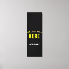 STIJLVOL MODERN  ZWART GEVERIFIEERD BRANDED CANVAS AFDRUK