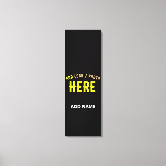 STIJLVOL MODERN  ZWART GEVERIFIEERD BRANDED CANVAS AFDRUK (Voorkant)