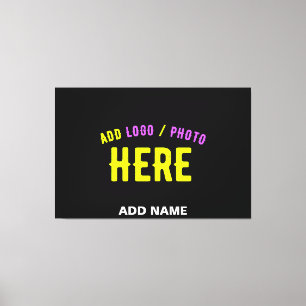 STIJLVOL MODERN  ZWART GEVERIFIEERD BRANDED CANVAS AFDRUK