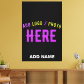 STIJLVOL MODERN  ZWART GEVERIFIEERD BRANDED CANVAS AFDRUK (Insitu (Woonkamer))