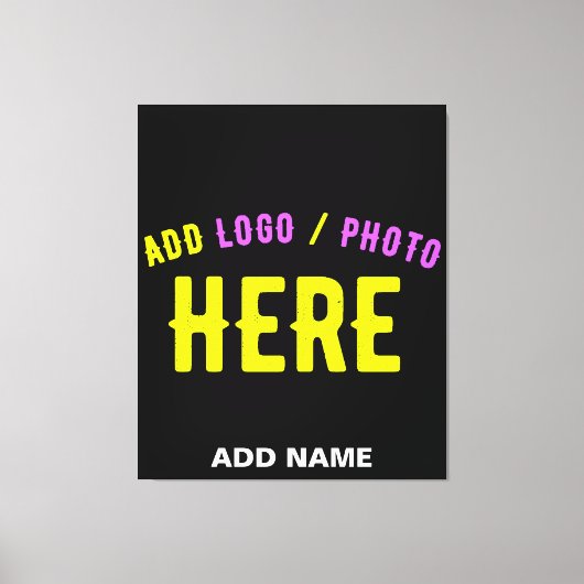 STIJLVOL MODERN  ZWART GEVERIFIEERD BRANDED CANVAS AFDRUK (Voorkant)