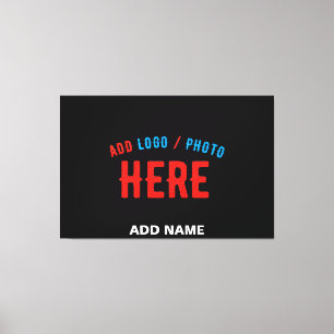 STIJLVOL MODERN  ZWART GEVERIFIEERD BRANDED CANVAS AFDRUK