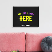 STIJLVOL MODERN  ZWART GEVERIFIEERD BRANDED CANVAS AFDRUK (Insitu (Woonkamer))