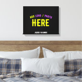 STIJLVOL MODERN  ZWART GEVERIFIEERD BRANDED CANVAS AFDRUK (Insitu (Slaapkamer))