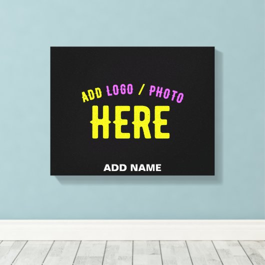 STIJLVOL MODERN  ZWART GEVERIFIEERD BRANDED CANVAS AFDRUK (Insitu (Houten vloer))