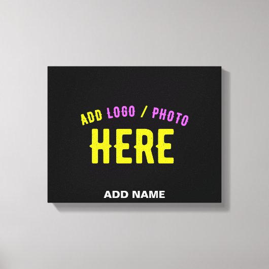 STIJLVOL MODERN  ZWART GEVERIFIEERD BRANDED CANVAS AFDRUK (Voorkant)