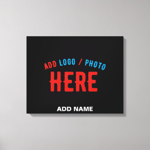 STIJLVOL MODERN  ZWART GEVERIFIEERD BRANDED CANVAS AFDRUK