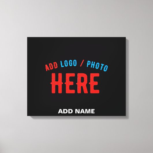 STIJLVOL MODERN  ZWART GEVERIFIEERD BRANDED CANVAS AFDRUK (Voorkant)