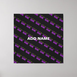 STIJLVOL MODERN ZWART GEVERIFIEERD BRANDED CANVAS AFDRUK