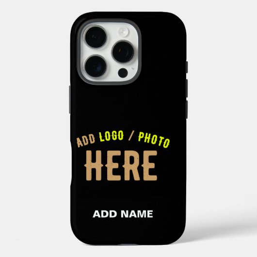 STIJLVOL MODERN ZWART GEVERIFIEERD BRANDED Case-Mate iPhone CASE (Achterkant)