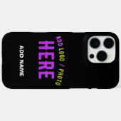 STIJLVOL MODERN  ZWART GEVERIFIEERD BRANDED Case-Mate iPhone CASE (Achterkant (horizontaal))