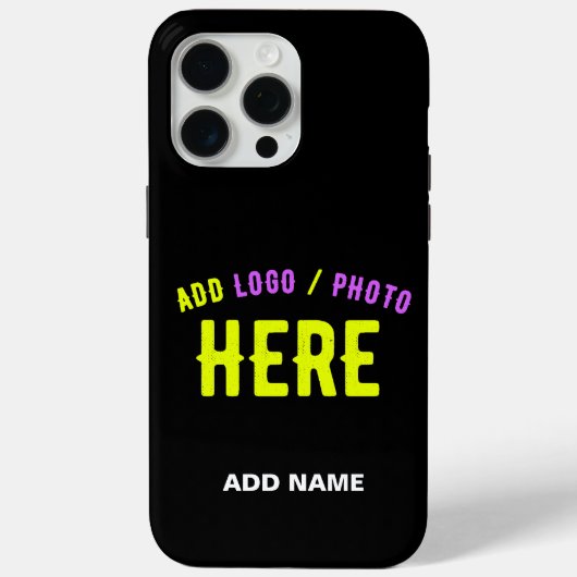 STIJLVOL MODERN ZWART GEVERIFIEERD BRANDED Case-Mate iPhone CASE (Achterkant)