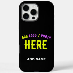 STIJLVOL MODERN  ZWART GEVERIFIEERD BRANDED iPhone 16 PRO MAX HOESJE
