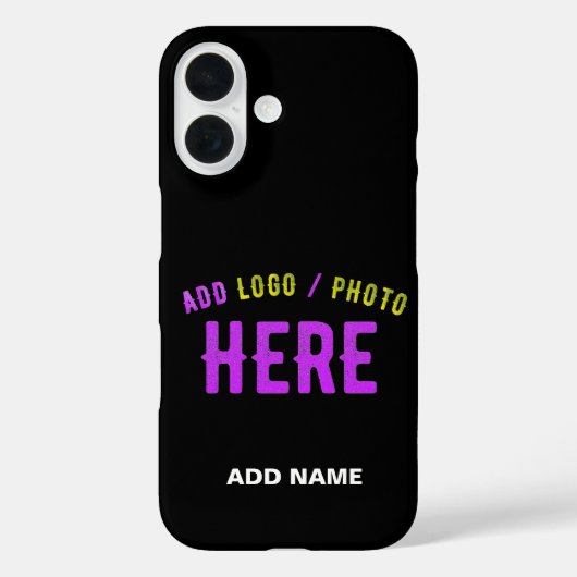 STIJLVOL MODERN ZWART GEVERIFIEERD BRANDED Case-Mate iPhone CASE (Achterkant)