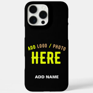 STIJLVOL MODERN ZWART GEVERIFIEERD BRANDED iPhone 16 PRO MAX HOESJE