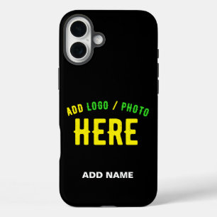 STIJLVOL MODERN  ZWART GEVERIFIEERD BRANDED iPhone 16 PLUS HOESJE