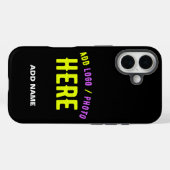 STIJLVOL MODERN  ZWART GEVERIFIEERD BRANDED Case-Mate iPhone CASE (Achterkant (horizontaal))