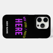 STIJLVOL MODERN  ZWART GEVERIFIEERD BRANDED Case-Mate iPhone CASE (Achterkant (horizontaal))