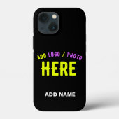 STIJLVOL MODERN  ZWART GEVERIFIEERD BRANDED Case-Mate iPhone CASE (Achterkant)