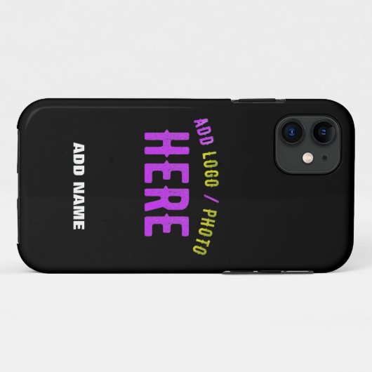 STIJLVOL MODERN  ZWART GEVERIFIEERD BRANDED Case-Mate iPhone CASE (Achterkant (horizontaal))