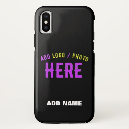 STIJLVOL MODERN ZWART GEVERIFIEERD BRANDED Case-Mate iPhone CASE (Achterkant)