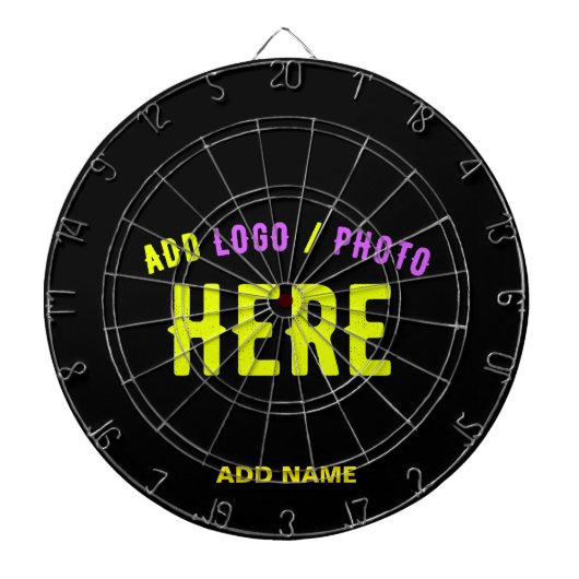 STIJLVOL MODERN ZWART GEVERIFIEERD BRANDED DARTBORD (Voorkant)