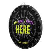 STIJLVOL MODERN ZWART GEVERIFIEERD BRANDED DARTBORD (Voorkant Rechts)