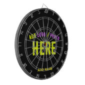 STIJLVOL MODERN ZWART GEVERIFIEERD BRANDED DARTBORD (Voorkant Links)