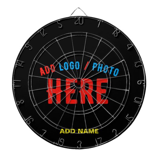 STIJLVOL MODERN ZWART GEVERIFIEERD BRANDED DARTBORD (Voorkant)