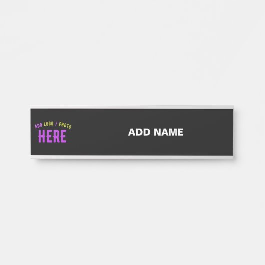 STIJLVOL MODERN  ZWART GEVERIFIEERD BRANDED DEURBORDJE (Voorkant)