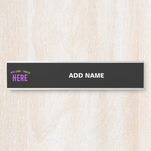 STIJLVOL MODERN  ZWART GEVERIFIEERD BRANDED DEURBORDJE (Voorkant)