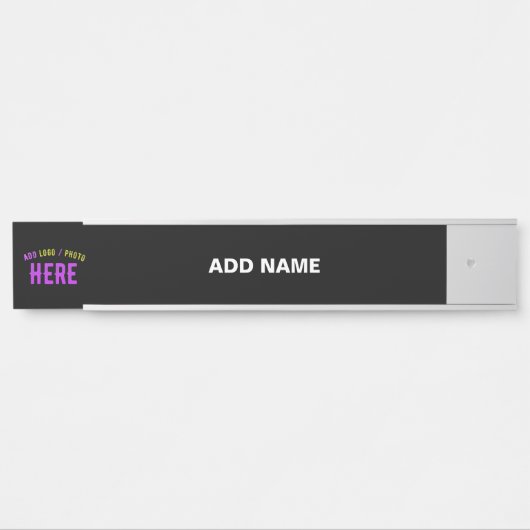 STIJLVOL MODERN ZWART GEVERIFIEERD BRANDED DEURBORDJE (Voorkant)