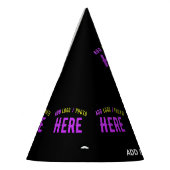 STIJLVOL MODERN  ZWART GEVERIFIEERD BRANDED FEESTHOEDJES (Links)