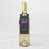 STIJLVOL MODERN ZWART GEVERIFIEERD BRANDED FLESSENHANGER (Op fles)