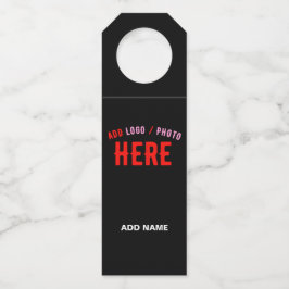 STIJLVOL MODERN  ZWART GEVERIFIEERD BRANDED FLESSENHANGER