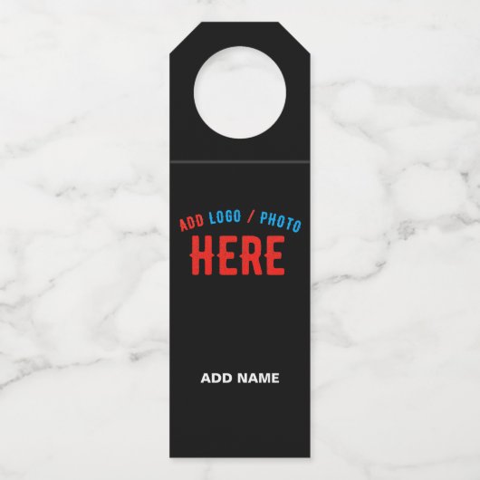 STIJLVOL MODERN ZWART GEVERIFIEERD BRANDED FLESSENHANGER (Achterkant)