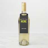 STIJLVOL MODERN ZWART GEVERIFIEERD BRANDED FLESSENHANGER (Op fles)