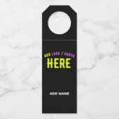 STIJLVOL MODERN  ZWART GEVERIFIEERD BRANDED FLESSENHANGER (Voorkant)