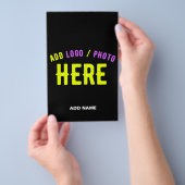 STIJLVOL MODERN  ZWART GEVERIFIEERD BRANDED FLYER (Hand)