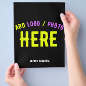 STIJLVOL MODERN  ZWART GEVERIFIEERD BRANDED FLYER (Hand)