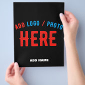 STIJLVOL MODERN ZWART GEVERIFIEERD BRANDED FLYER (Hand)