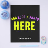 STIJLVOL MODERN  ZWART GEVERIFIEERD BRANDED FLYER (Enkel)